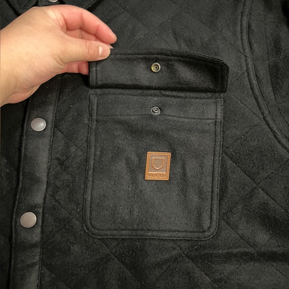 NWT - Brixton Men’s Cass Quilted Insulated Fleece Jacket - Size L - Picture 7 of 15